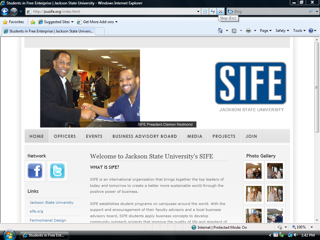 SIFE Site